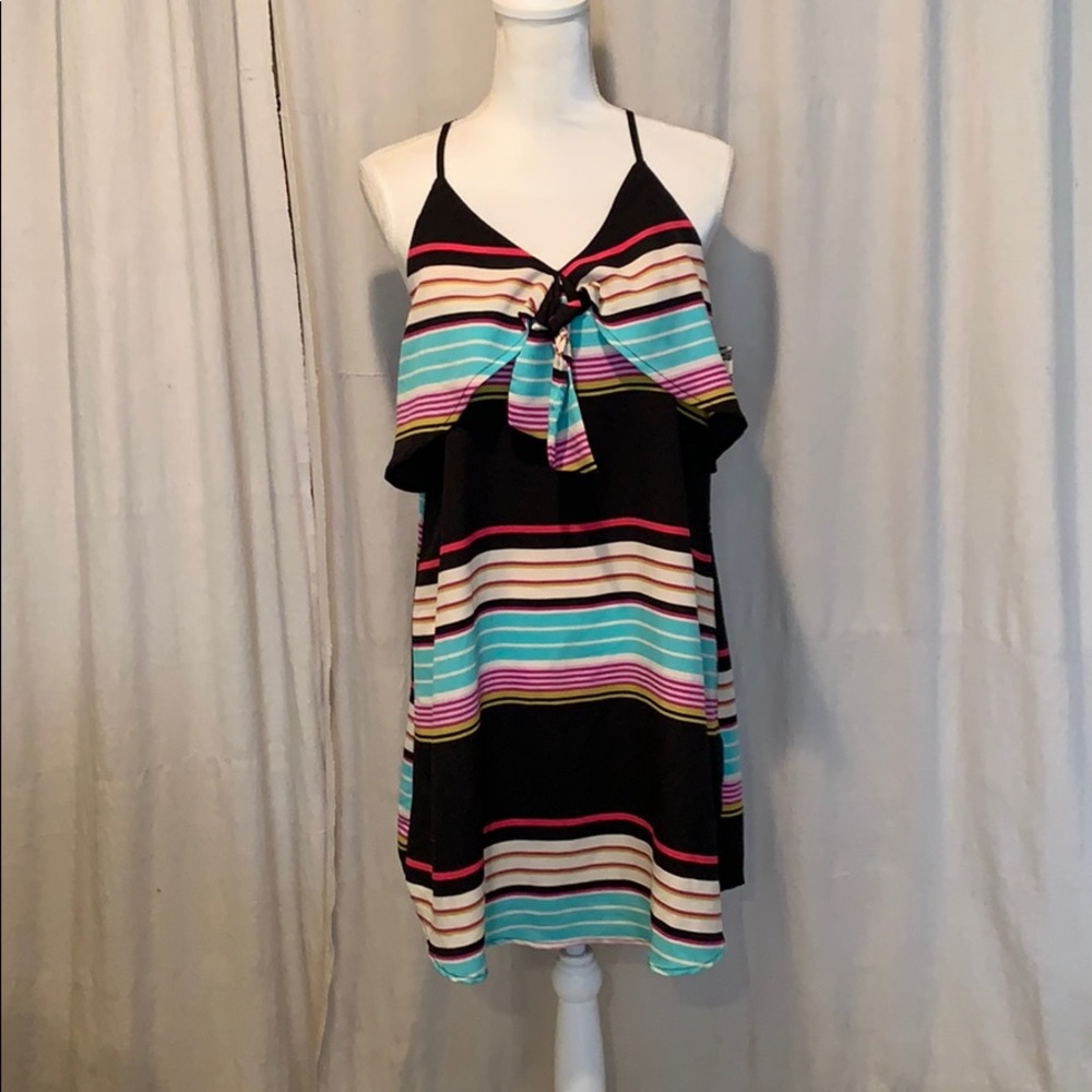 Eyeshadow striped dress